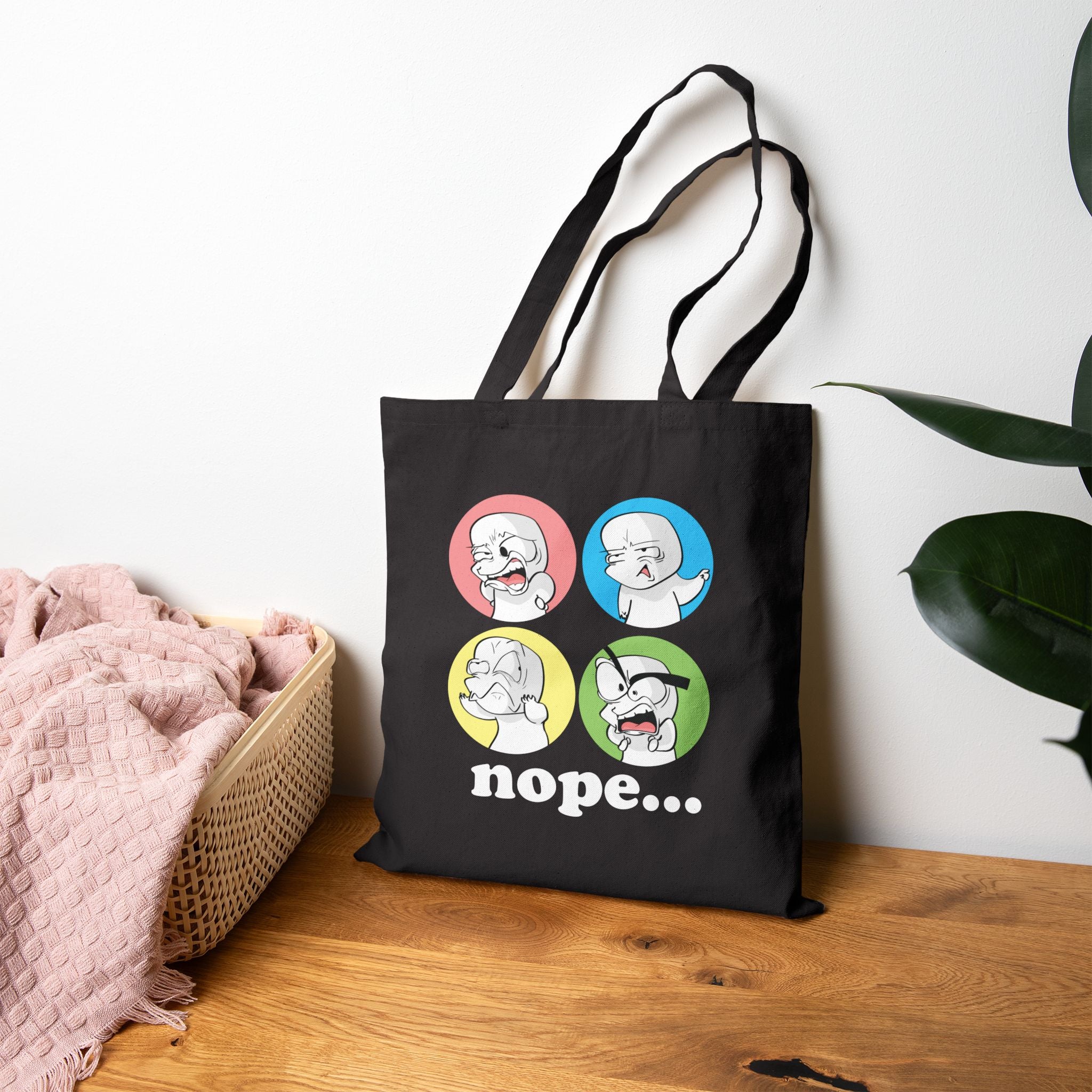 Nope Tote Bag